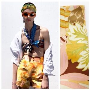 Zara Multicolor Floral Women Shorts